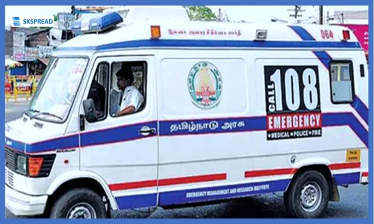 108 ஆம்புலன்ஸ் தொழிலார்கள் வேலை நிறுத்தம்