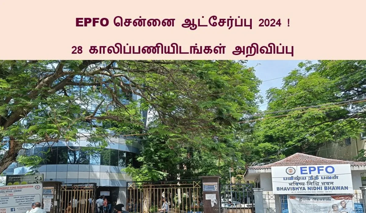 EPFO சென்னை ஆட்சேர்ப்பு 2024