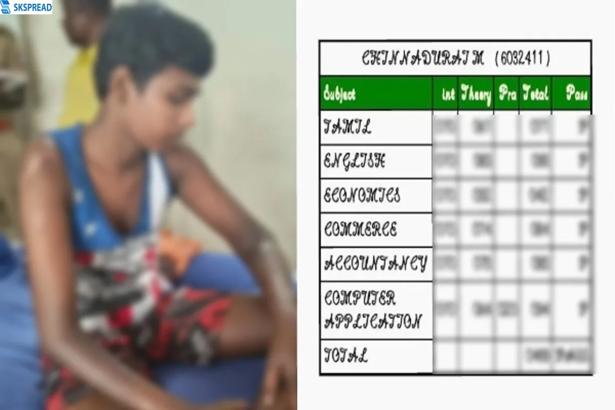 "நாங்குநேரி சாதி வெறி தாக்குதலுக்கு ஆளான சின்னத்துரை +2 மதிப்பெண் பட்டியல் சாதித்து காட்டிய மாணவன்!!"