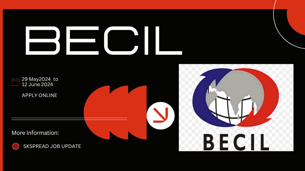 BECIL நிறுவனத்தில் 393 பணியிடங்கள் அறிவிப்பு 2024! 12ஆம் வகுப்பு தேர்ச்சி பெற்றிருந்தால் மத்திய அரசில் 40,710 சம்பளத்தில் வேலை !