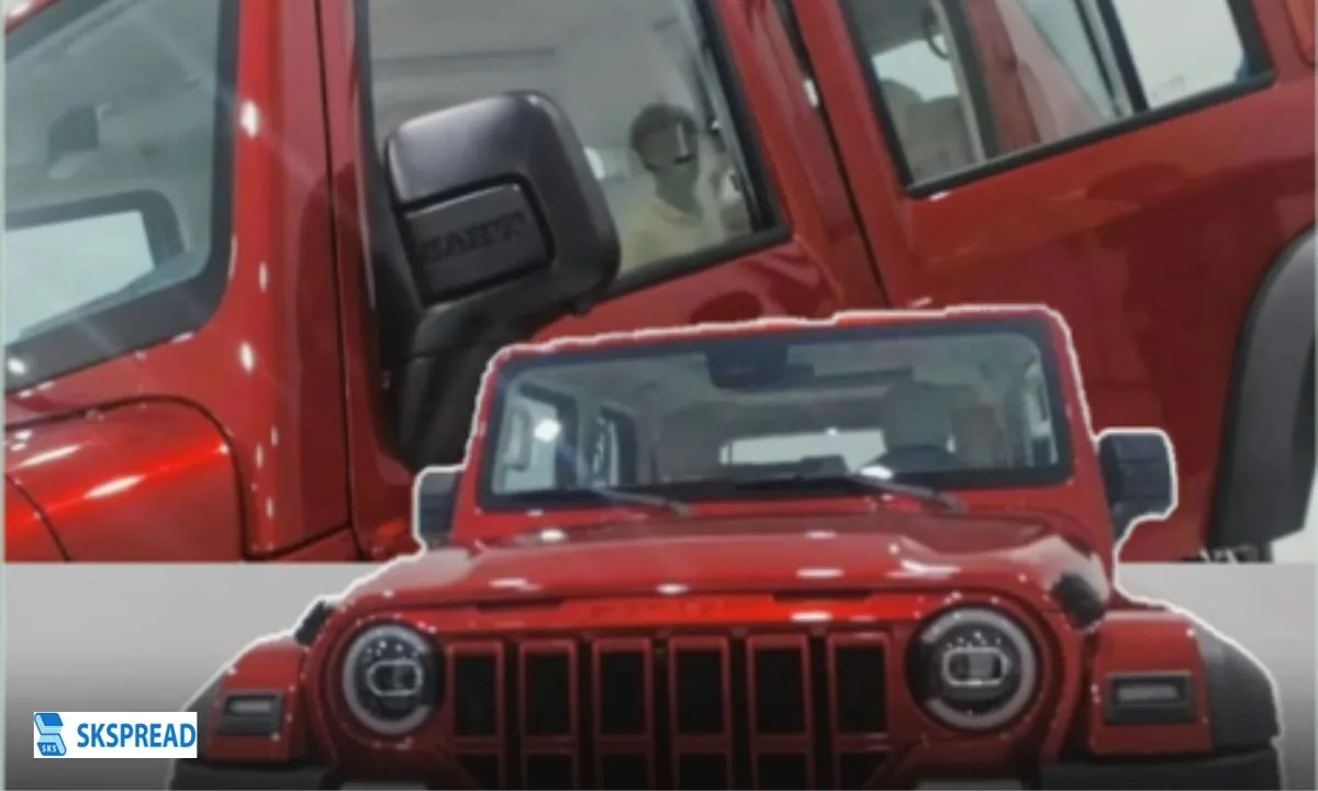 5 கதவுகள் கொண்ட Mahindra Thar போட்டோக்கள் கசிவு - எதிர்பார்ப்பில் வாகன ஓட்டிகள்!!