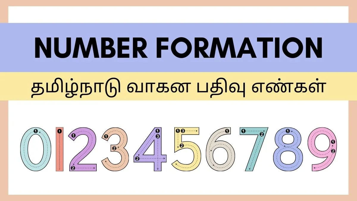 தமிழ்நாடு வாகன பதிவு எண்கள் ! விபத்து நடந்தால் இது முக்கியம் - 1 முதல் 99 வரை முழு விபரம் !